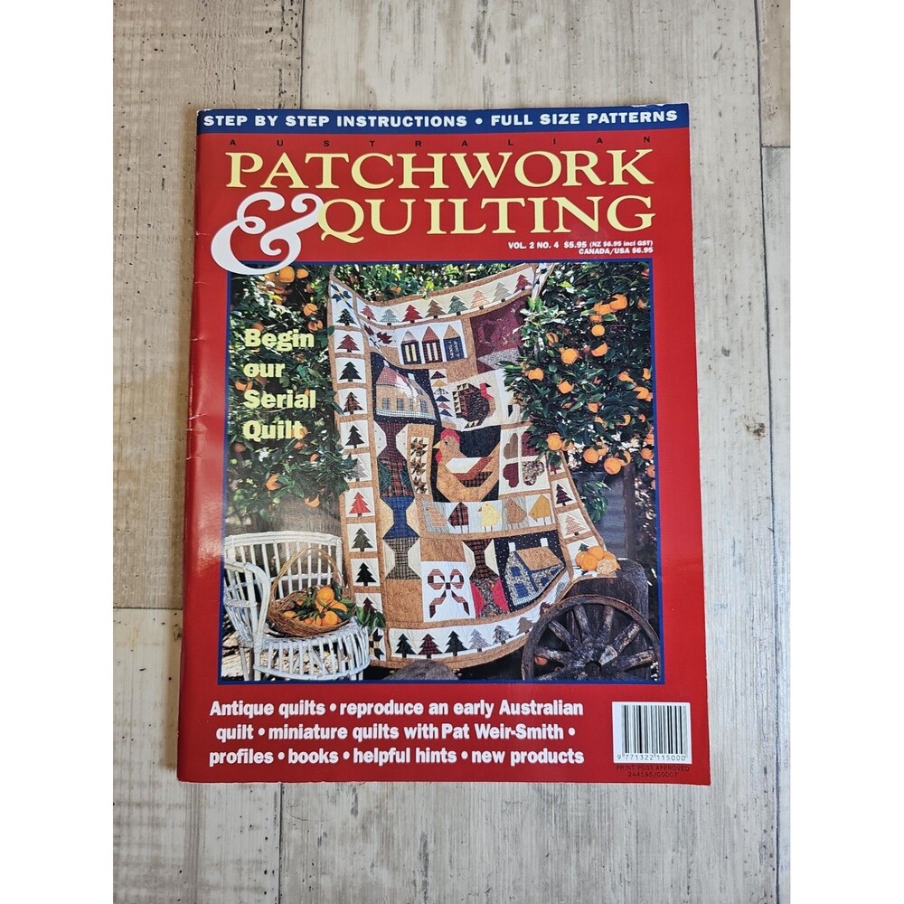 Australian Patchwork Quilting Magazine 1996 Vol 2 No 4 3 Patterns
